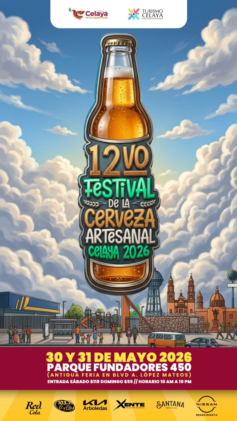 12.º Festival de la Cerveza Artesanal Celaya - Sistema Visual 360